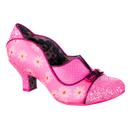 Irregular Choice Hold Floral Daisy Retro 60s Heels in Pink 4136-26AJ