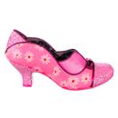 Irregular Choice Hold Up Mid Heel Shoes Pink
