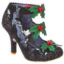 Irregular Choice Holly Jolly Christmas Heels in Black