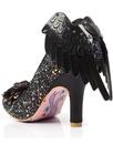 Icarus Black IRREGULAR CHOICE Angel Wings Heels