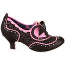Jazz Cat Irregular Choice Mid Heel Lace Up Shoes B