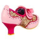 Jazz Cat Irregular Choice Mid Heel Lace Up Shoes P