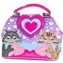 Kitty Cuddles IRREGULAR CHOICE Retro Handbag Pink