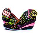 Las Vagas IRREGULAR CHOICE Retro Neon Lights Wedge