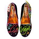 Las Vagas IRREGULAR CHOICE Retro Neon Lights Wedge