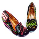 Las Vagas IRREGULAR CHOICE Retro Neon Lights Wedge