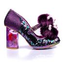 Luce Mia IRREGULAR CHOICE Fluffy Bunny Heel Purple