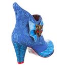 Irregular Choice Miaow Cat Ankle Boots Royal Blue