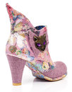 Miaow IRREGULAR CHOICE Retro Cat Face Shoe Boots