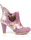 Miaow IRREGULAR CHOICE Retro Cat Face Shoe Boots