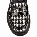 Old Dawg Irregular Choice Houndstooth Loafers B/W