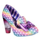 irregular choice ozzo rainbow love heart heels 