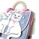 Pretty Purr IRREGULAR CHOICE Velvet Kitty Handbag