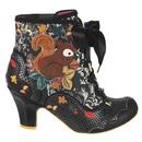 Squirrel Away IRREGULAR CHOICE Retro Heel Boots B