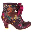 Squirrel Away IRREGULAR CHOICE Retro Heel Boots R