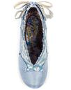 Toasted Teacake IRREGULAR Choice Floral Heels BLUE