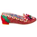 Irregular Choice Yule Love This Christmas Candy Cane Heels in Red