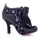 Teenage Abigail IRREGULAR CHOICE Velvet Boots Bl