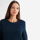 Jessica Louche Plait Knitted Mini A-line Dress N