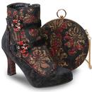 Victoria JOE BROWNS Vintage Brocade Velvet Boots