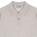 Ade John Smedley Ribbed Merino Wool Polo Shirt G