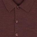 Belper JOHN SMEDLEY Merino Wool Mod Polo Shirt Co
