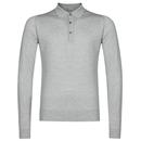 Belper JOHN SMEDLEY Mens Knitted Mod Polo Shirt BG