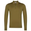 Belper JOHN SMEDLEY Mens Knitted Mod Polo Shirt WG