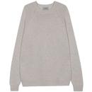 John Smedley Denver 7 Gauge Chunky Knit Jumper in Grey Fleece