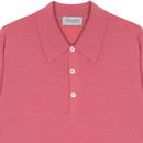 Dorset John Smedley Classic Mod Polo  Ash Rose