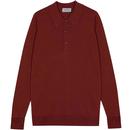 Dorset John Smedley Classic Mod Polo Red Jasper