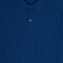 Hoffman John Smedley Fine Knit Cable Polo Shirt LB