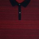 Lanton John Smedley Tubular Jacquard Polo Shirt 