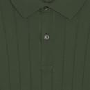 Leeshaw John Smedley Ribbed Stripe Polo Shirt P