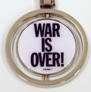 John Lennon War Is Over Retro 60s Spinner Key Ring