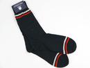 Parcel John Smedley Retro Mod Twin Stripe Socks M
