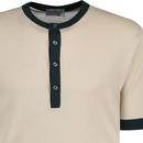 Egan John Smedley Fine Gauge Knit Henley T-shirt A