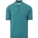 Isis JOHN SMEDLEY Made in England Polo - Gulf Blue