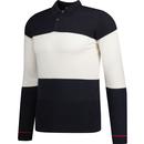 Yate JOHN SMEDLEY Mod Stripe Knitted Polo (HS)