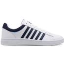 K.Swiss Court Winston Men's Retro Trainers in White/Outer Space
