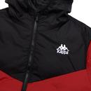 Amarit KAPPA Retro 80s Quilted Puffer Jacket Red