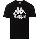 kappa mens tahiti large chest logo plain tshirt black