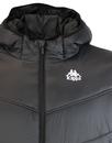 Ramos KAPPA Retro 80s Hooded Chevron Quilt Jacket