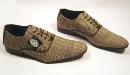 'King' -Checker Fabric Shoes by IKON ORIGINAL (BR)