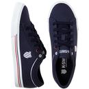 Bridgeport II K-SWISS Retro Canvas Trainers (Navy)