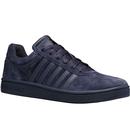kswiss mens court cheswick suede trainers ink blue black