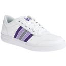 kswiss womens court clarkson trainers sneakers white ultraviolet
