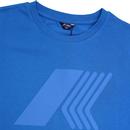 Elliot K-WAY Retro Macro Logo T-Shirt BLUE FRANCE