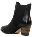 Careys LACEYS Stacked Heel Retro Chelsea Boots