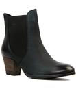 Careys LACEYS Stacked Heel Retro Chelsea Boots